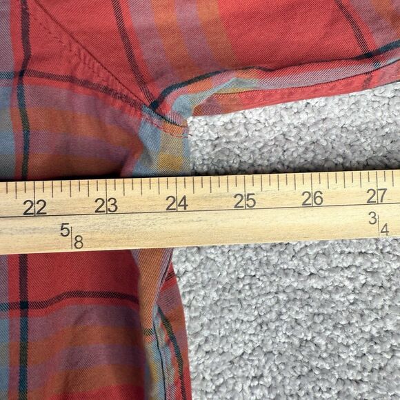 5.11 Tactical Shirt Men’s XL Red Plaid Snap Button Long Sleeve Military LEO - Picture 5 of 9